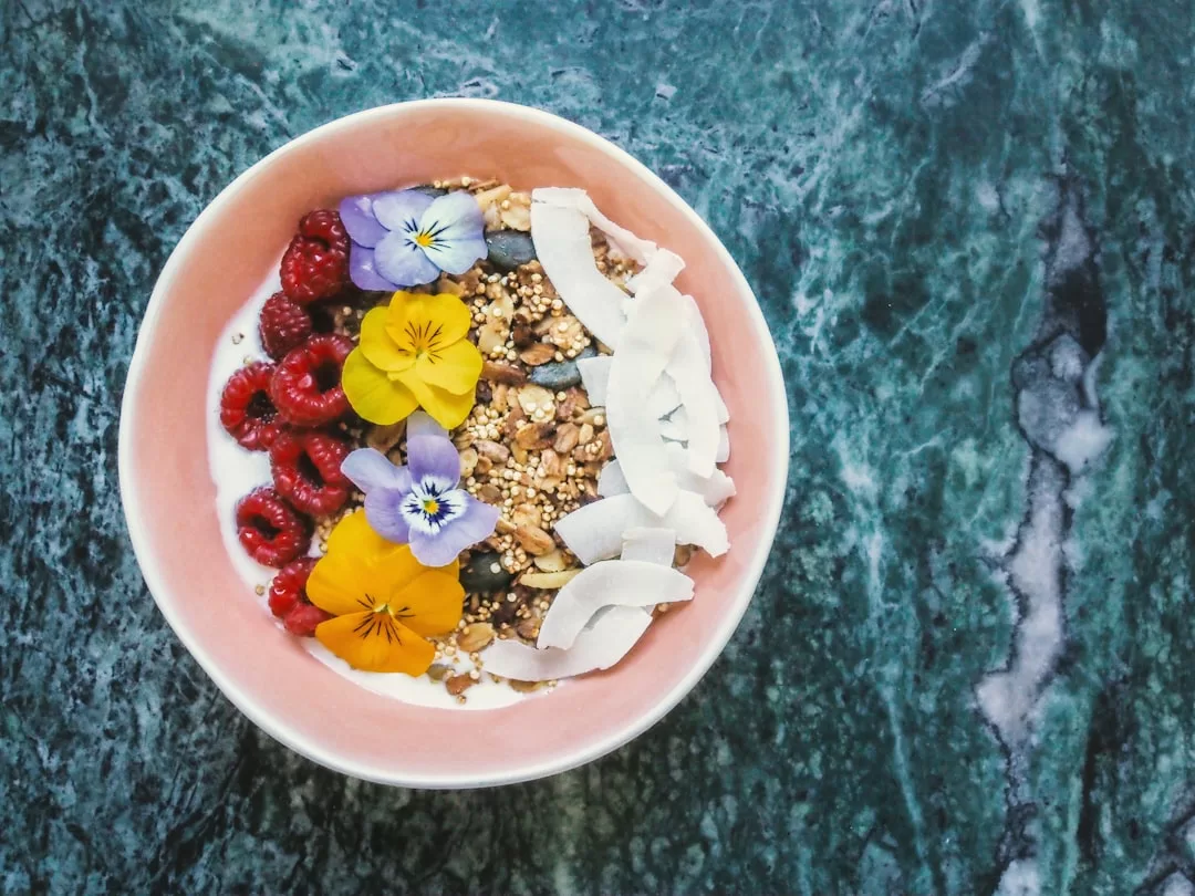 food in pink bowl Health Benefits Of Eating Dry Fruits