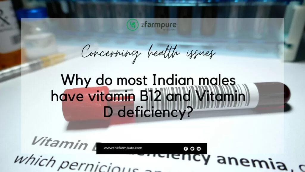 Why do most Indian males have vitamin B12 and Vitamin D deficiency